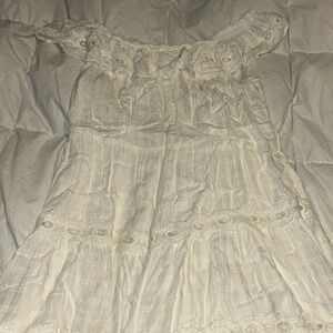 Beautiful off the shoulder white dress 🤍 NEVER WORN